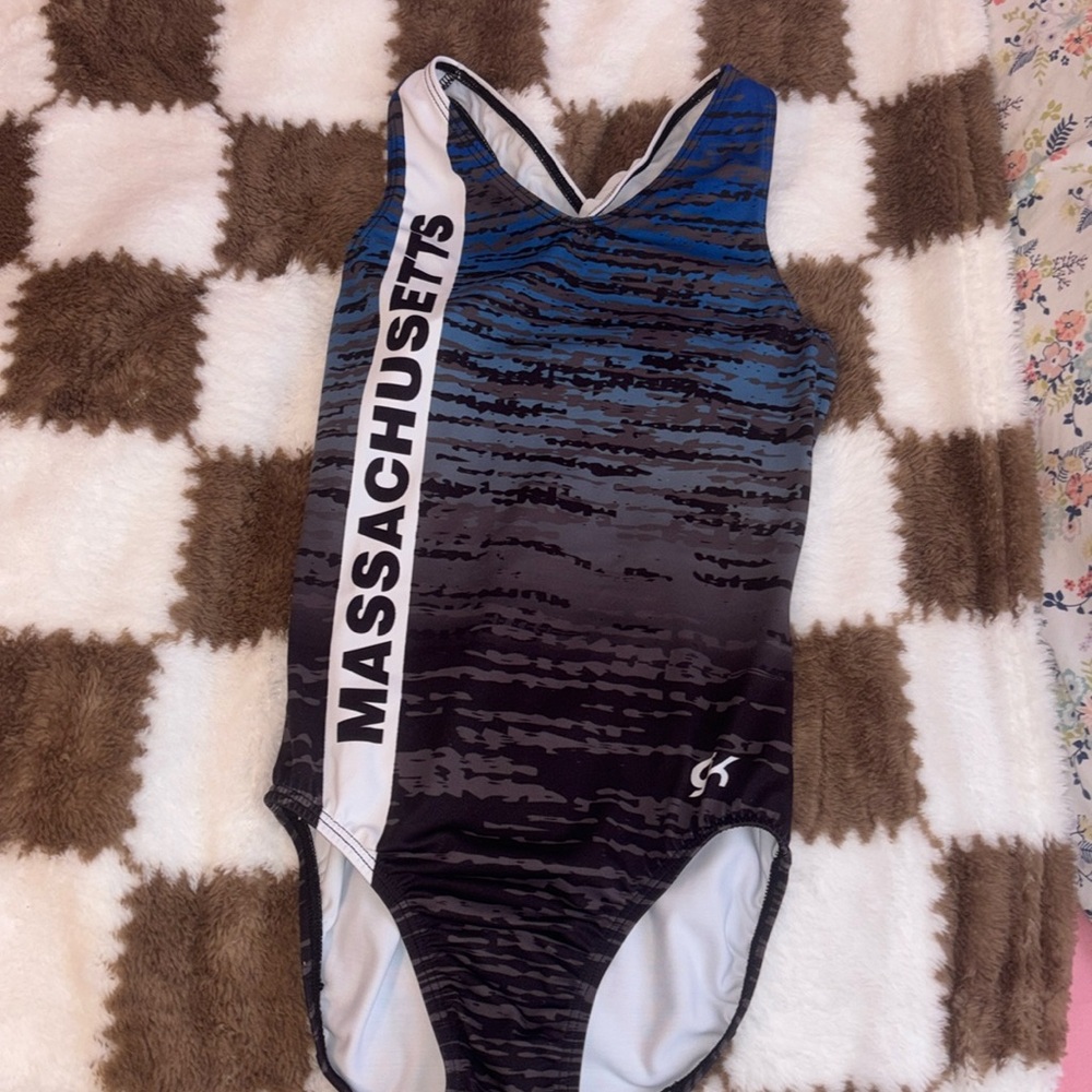 Massachusetts states gymnastics leotard